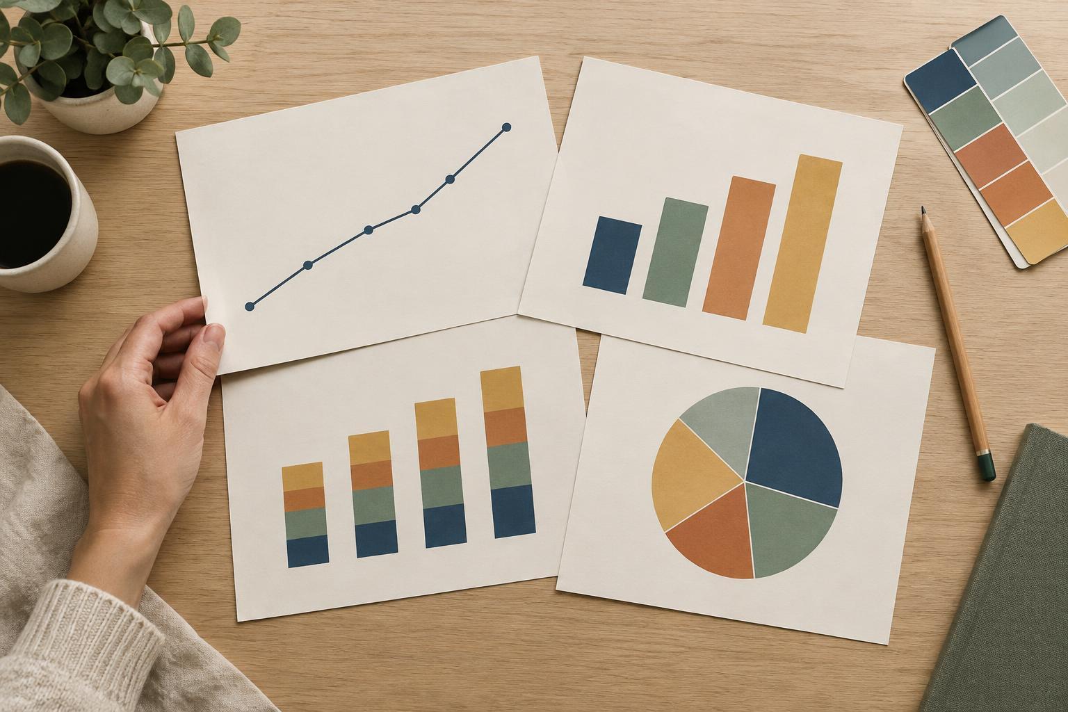 How to Choose a Chart for Trends, Comparisons, and Parts of a Whole