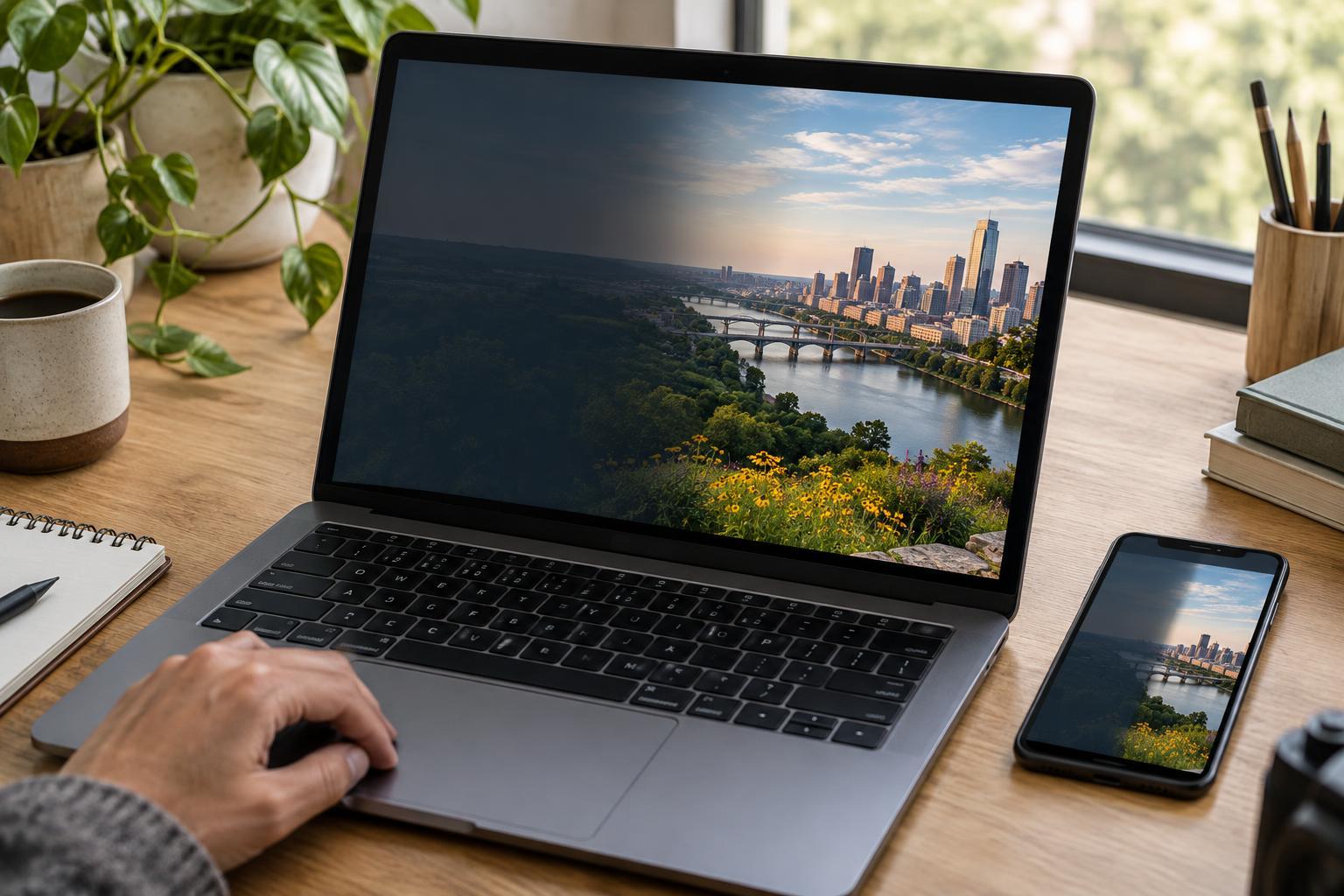 How to Place Readable Text Over a Busy Photo in a Social Post
