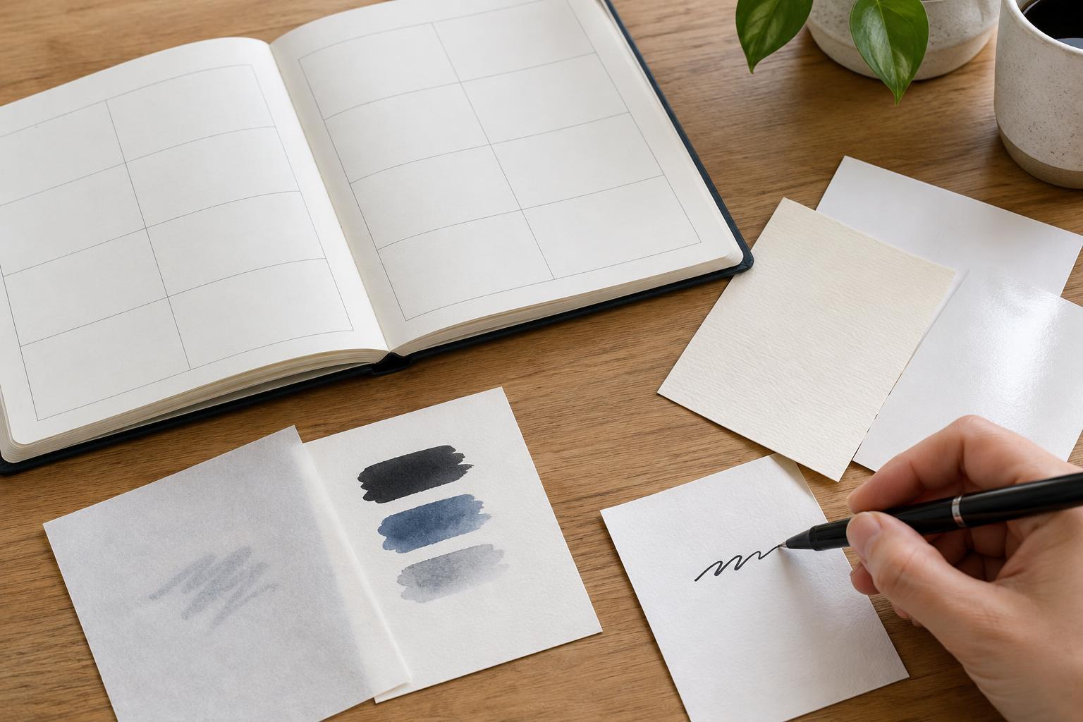How Paper Weight and Finish Affect Writing in a Printed Planner