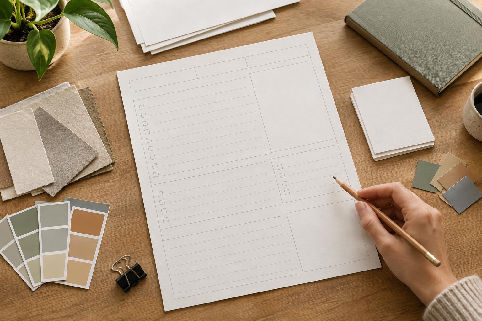 How to Design a Printable Creative Project Log You Can Use Again